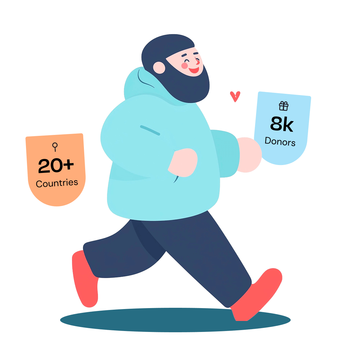 Fundraising on PocketGiving is easy, powerful & trusted illustration